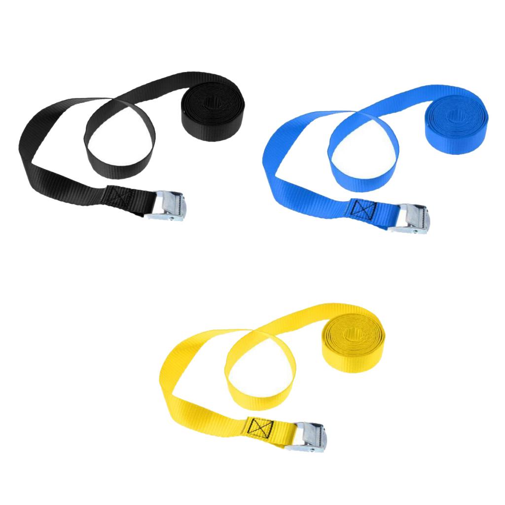 3PCS Kayak Tie Down Strap for Surfboard/SUP/Boat/Truck/Trailer/Roof Rack
