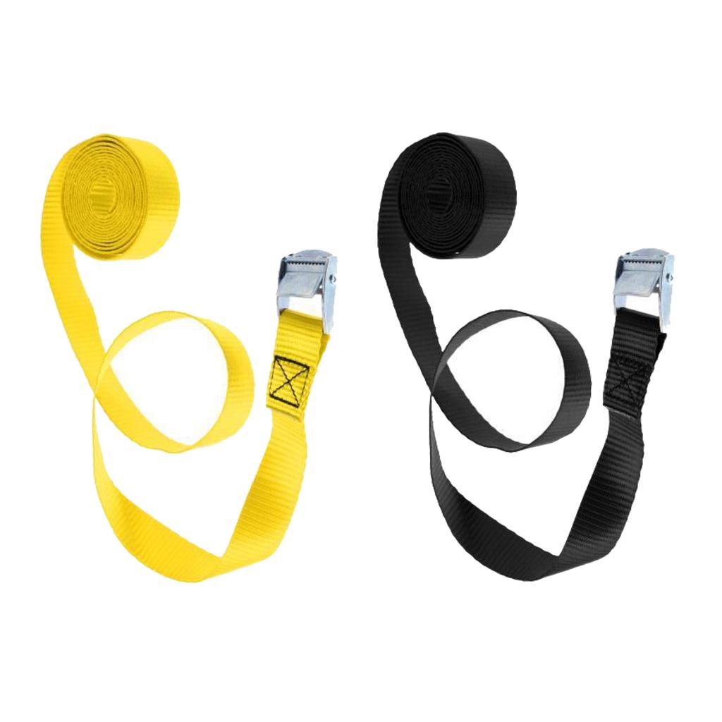 2PCS Kayak Tie Down Strap for Surfboard/SUP/Boat/Truck/Trailer/Roof Rack