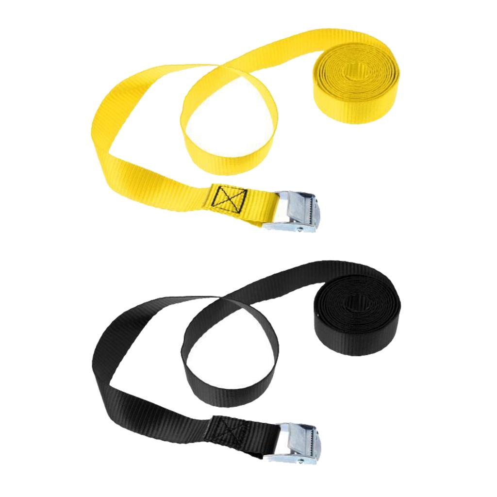 2PCS Kayak Tie Down Strap for Surfboard/SUP/Boat/Truck/Trailer/Roof Rack