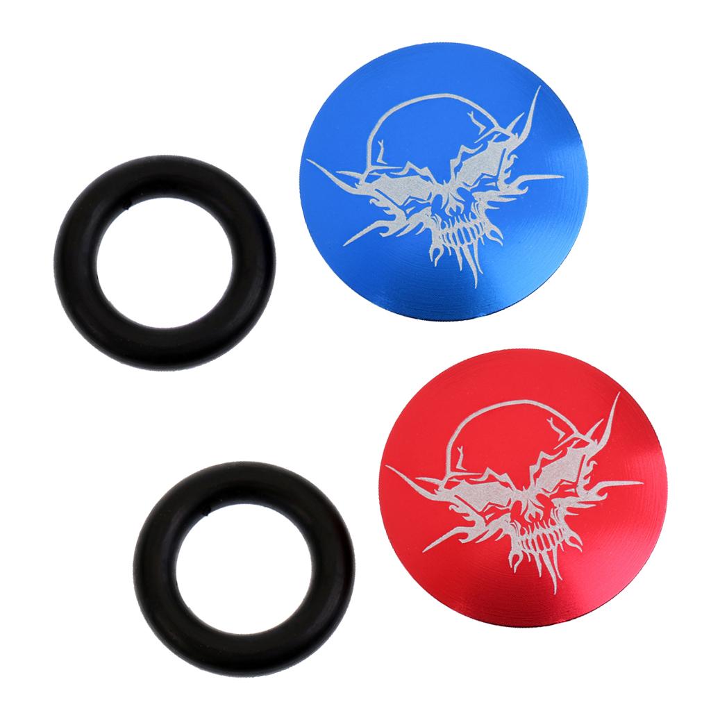 2Pcs Alloy Bike Crank Cap Bicycle Cranksets Cover Fixing Bolt Dustproof
