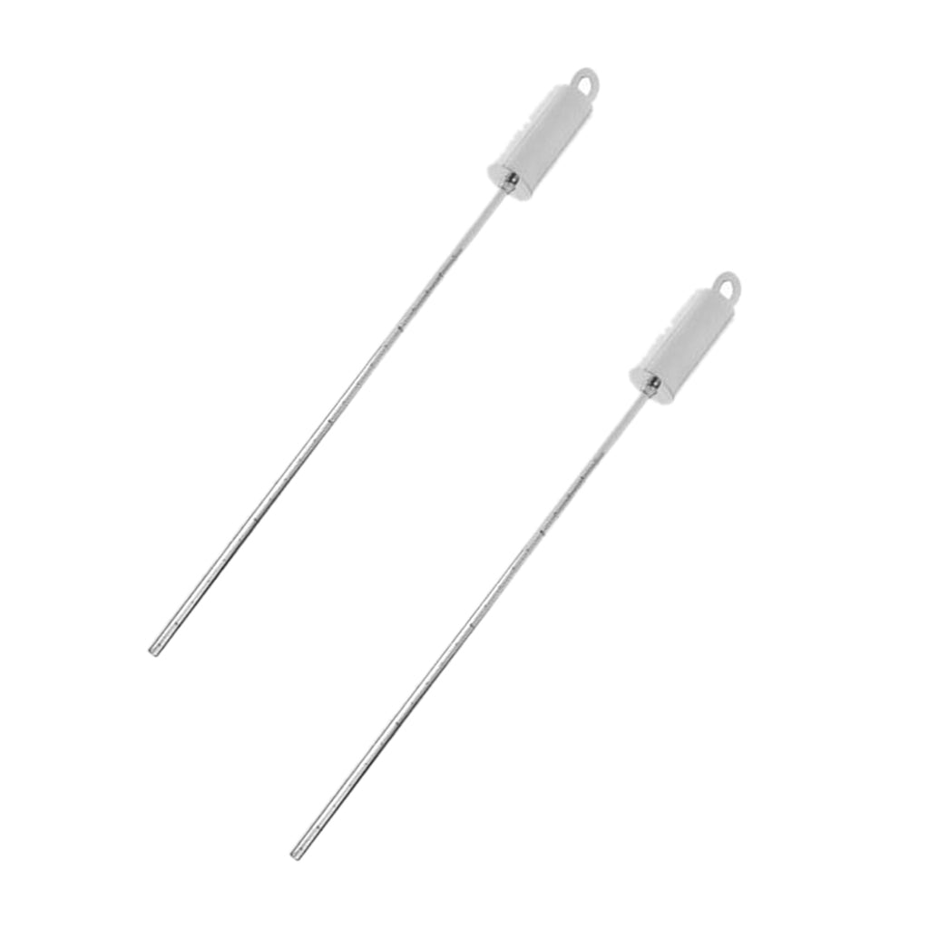 2 Pieces 31.5cm Ultra-light Stainless Steel Scuba Diving Stick Pointer Rod