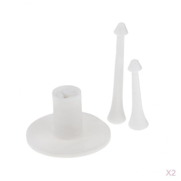 2PCS Rubber Golf Driving Range Tee Holder with Tees for Golf Training