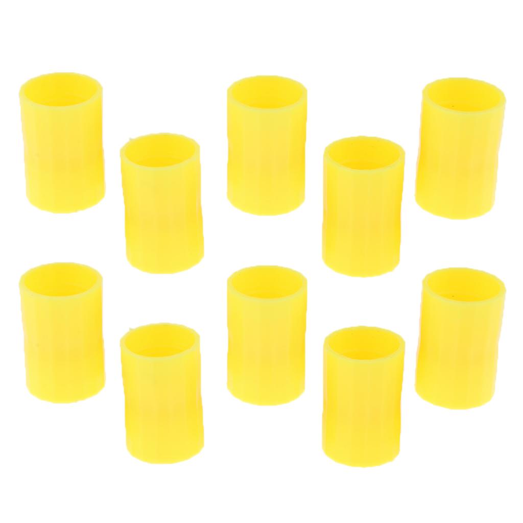 10 Pieces Bottle Connectors Tornado Cyclone Tube Science Toy Yellow
