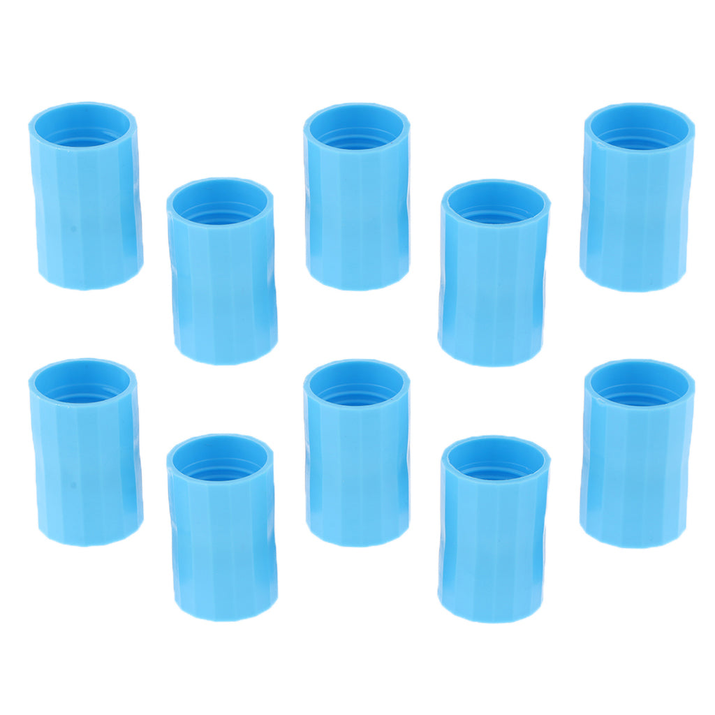 10 Pieces Bottle Connectors Cyclone Tube Science Toy Blue