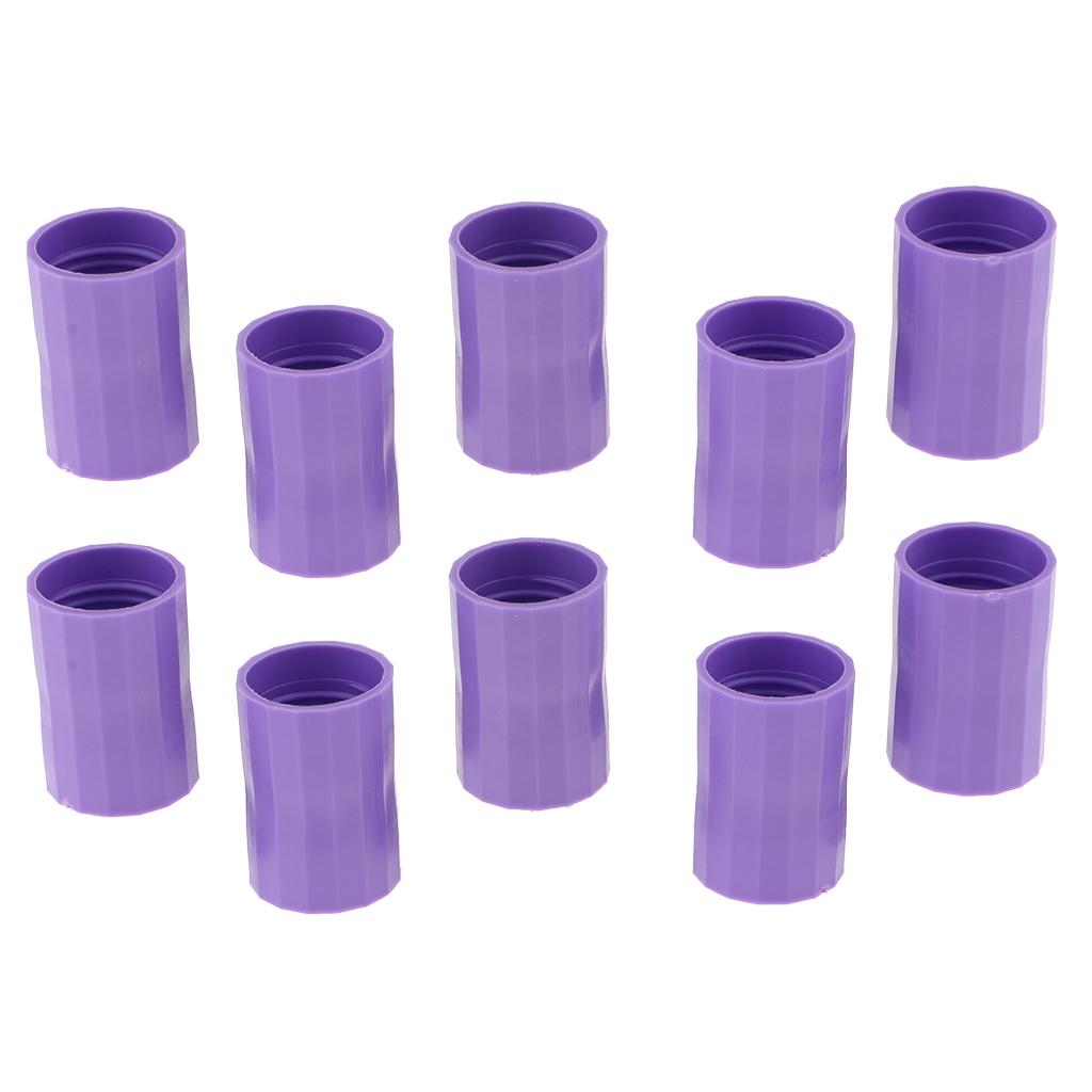 10 Pieces Bottle Connectors Tornado Cyclone Tube Science Toy Purple