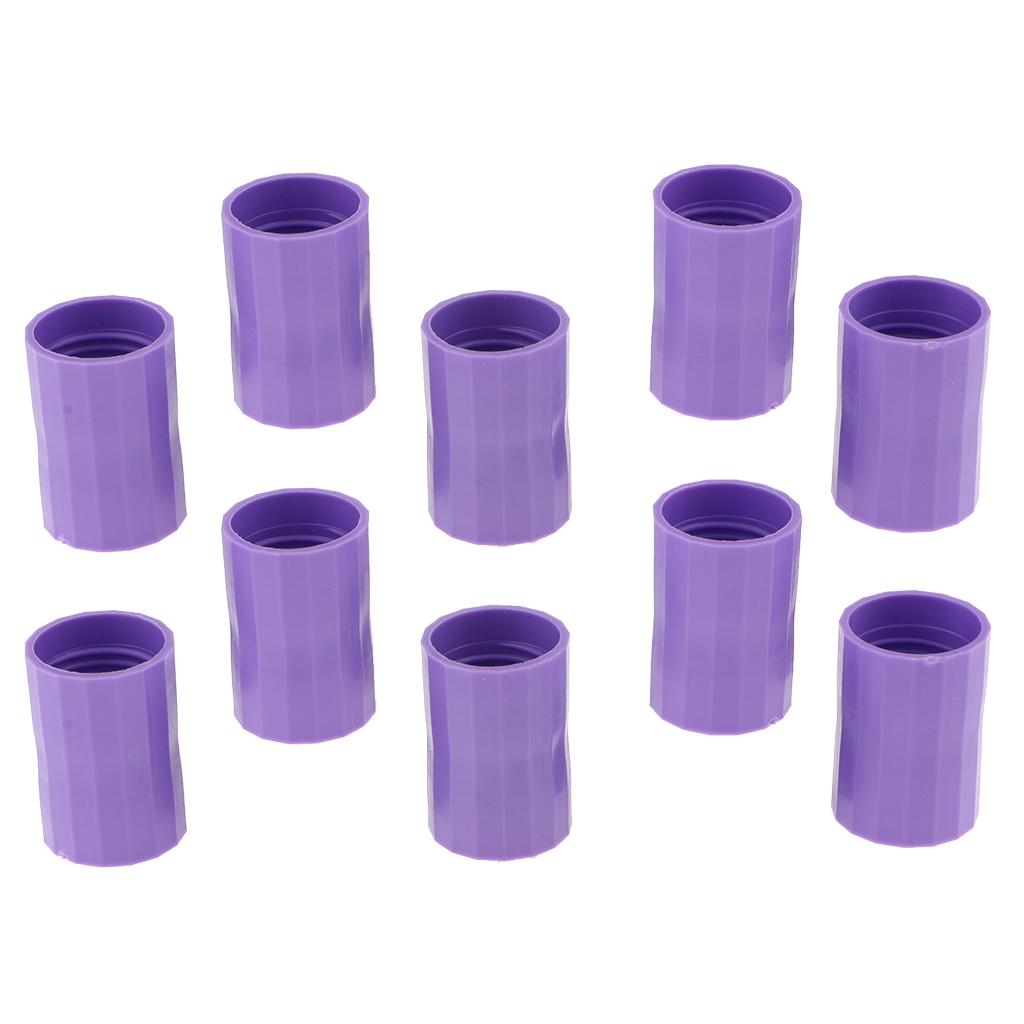 10 Pieces Bottle Connectors Tornado Cyclone Tube Science Toy Purple