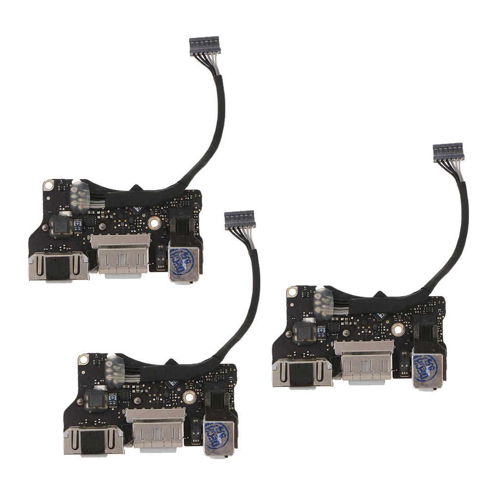 3x I/O Audio Board USB Power Jack DC-in for 2013y 13'' MacBook Air A1466