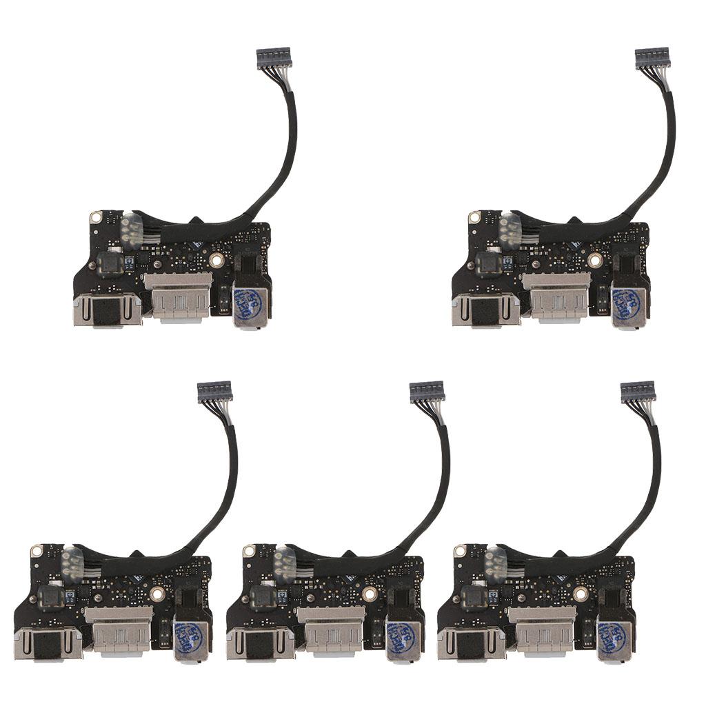 5x I/O Audio Board USB Power Jack DC-in for 2013y 13'' MacBook Air A1466