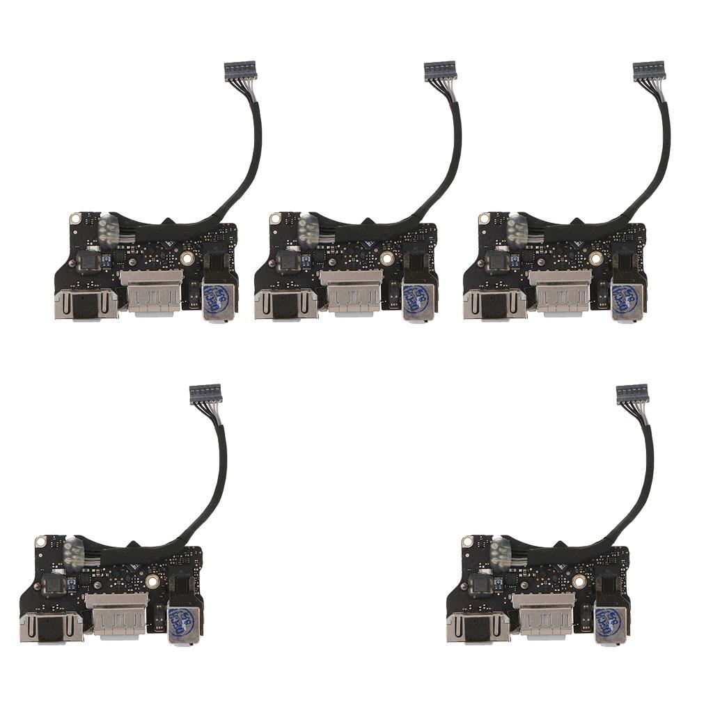 5x I/O Audio Board USB Power Jack DC-in for 2013y 13'' MacBook Air A1466