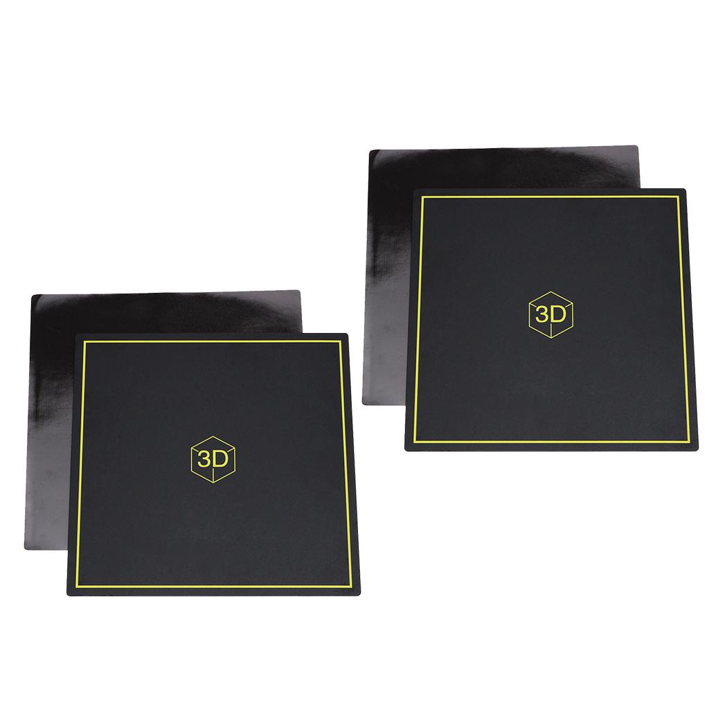 2xBuild Plate Tape Magnetic Square Heat Bed Sticker 235*235mm for 3D Printer
