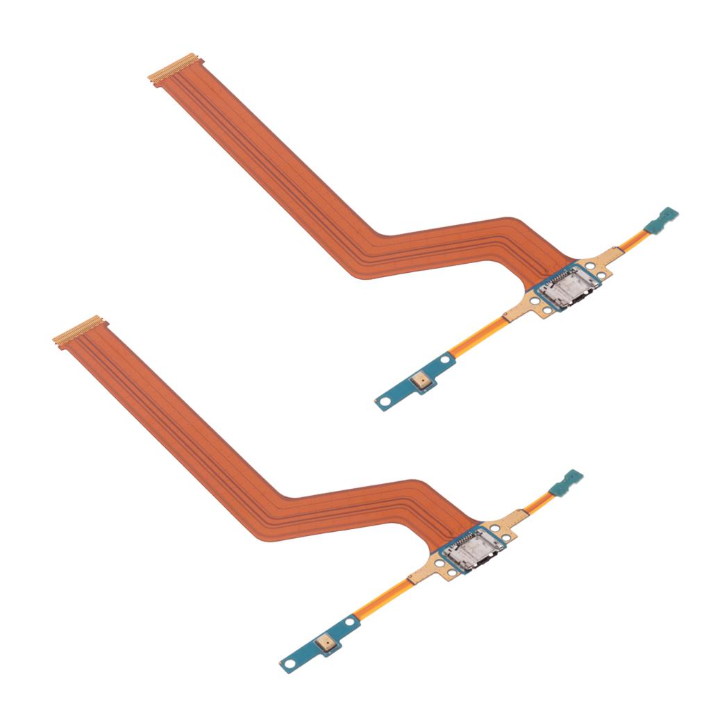 2x USB Charge Charging Port Flex Cable Dock Connector Ribbon For SM-P600