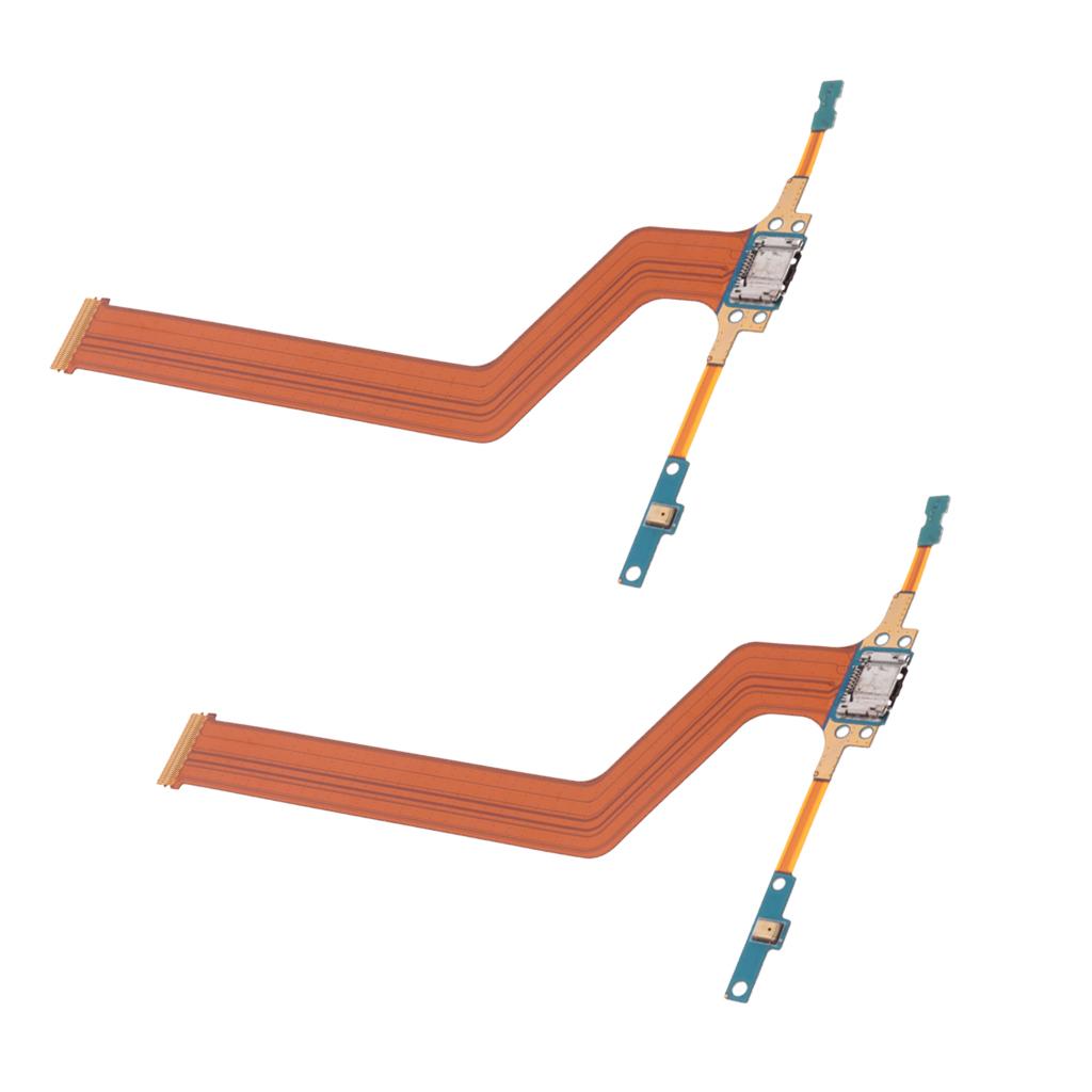 2x USB Charge Charging Port Flex Cable Dock Connector Ribbon For SM-P600
