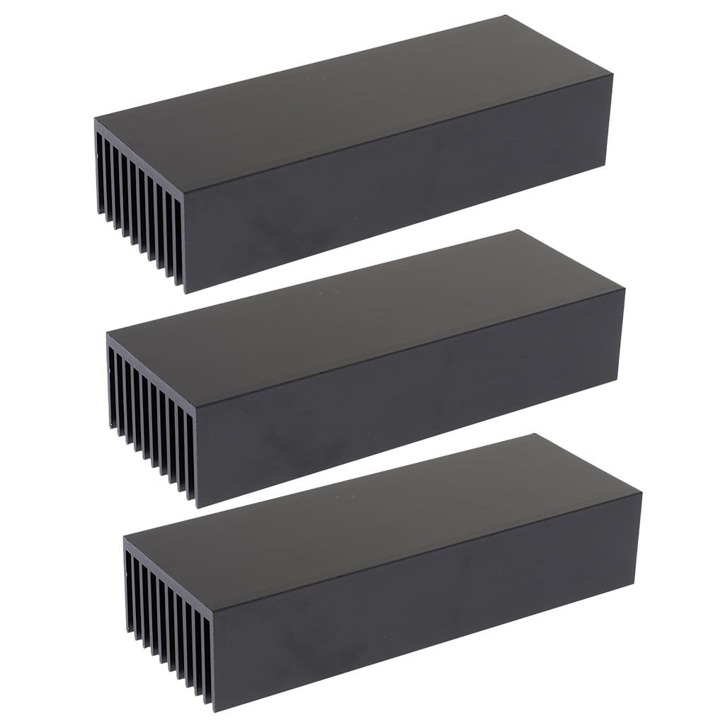 3xAluminum Heat Sink LED Heatsink 30W Module Radiator DIY Cooler 50x30x140mm