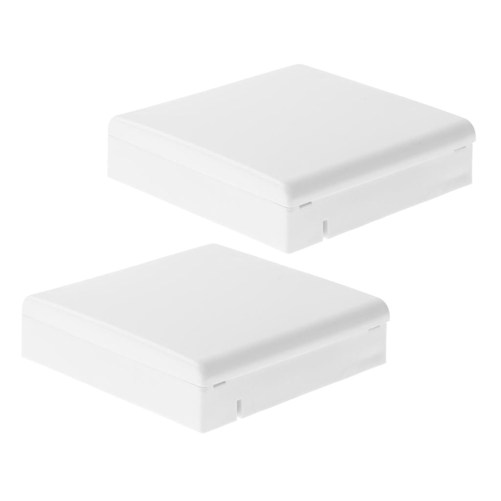 2x SC Fiber Optic Panel Terminal Junction Desktop Box 86 Information Panels