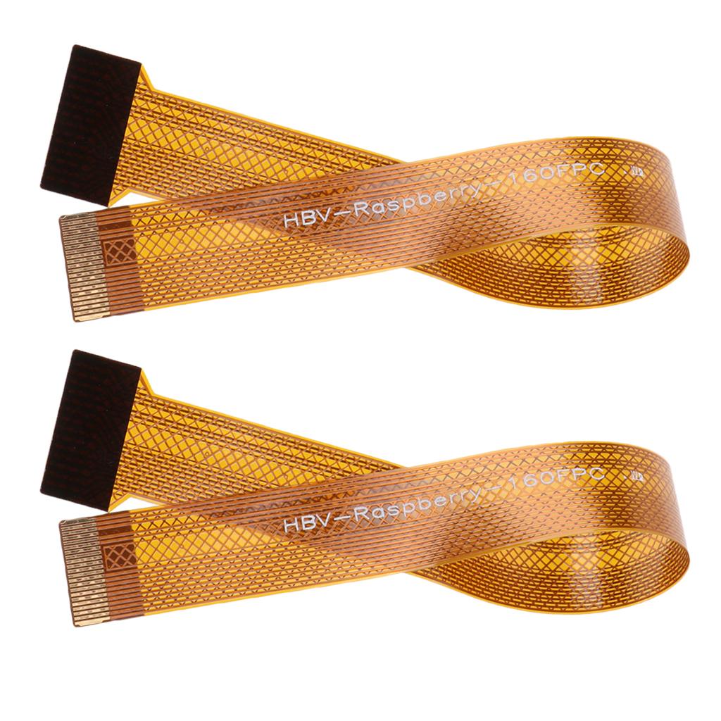 2x Camera Cable 15CM Ribbon Line FFC Flex Cables for Raspberry zero W/1.3/H