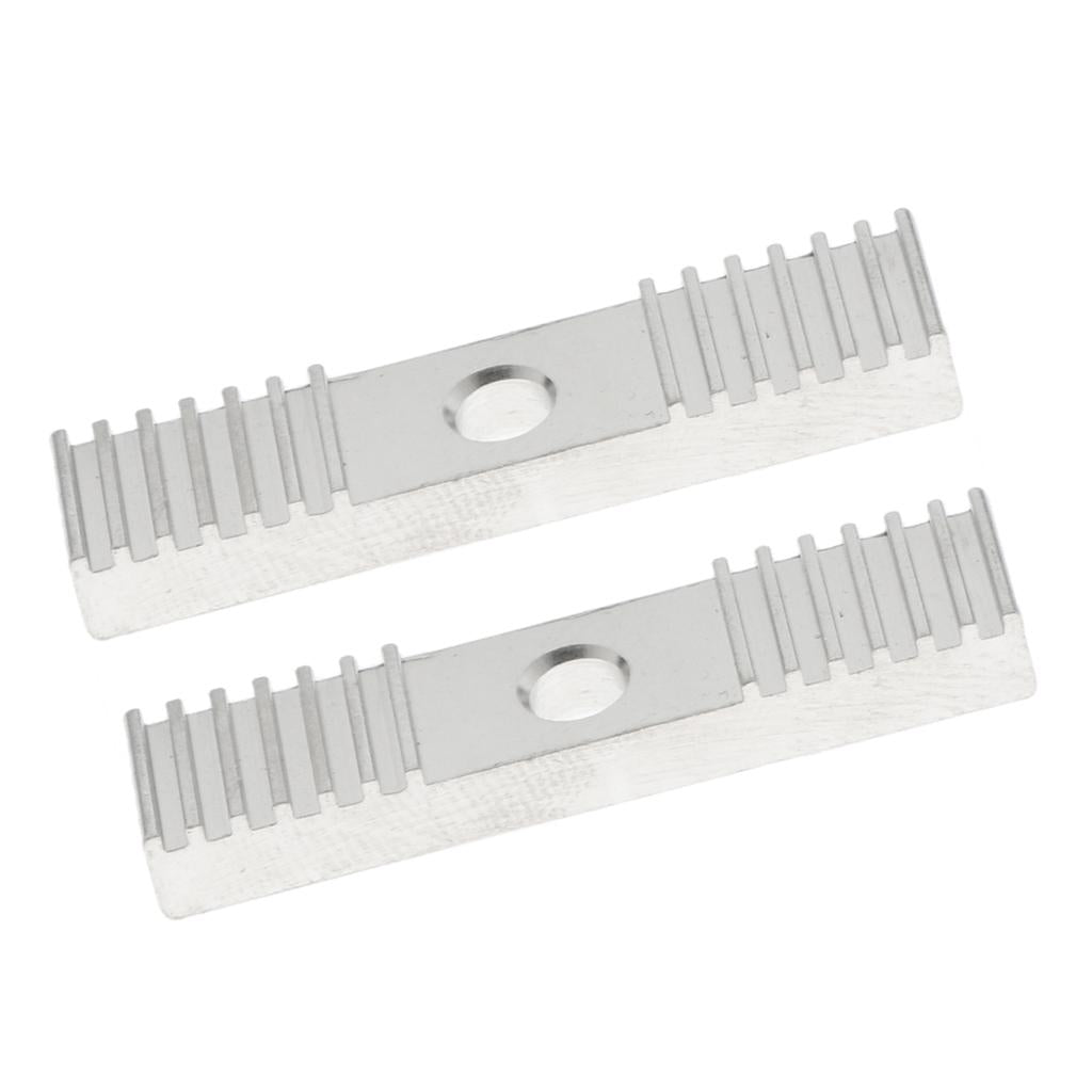 2xGT2 Timing Belt Fixing Tooth Piece Pitch Clamp Block 9x40mm For 3D Printer