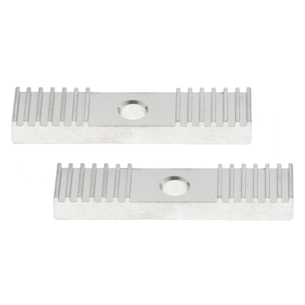 2xGT2 Timing Belt Fixing Tooth Piece Pitch Clamp Block 9x40mm For 3D Printer