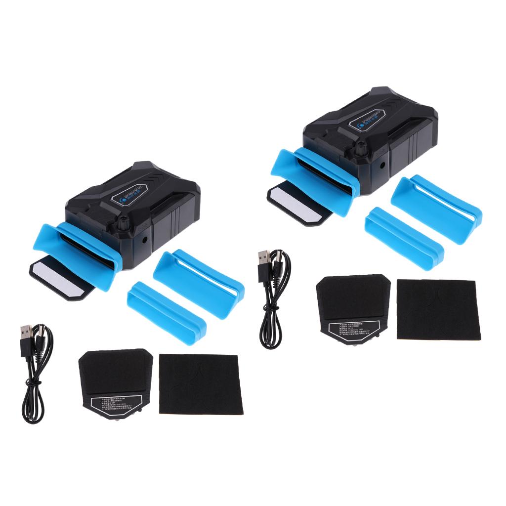 2x Laptop Cooler Fan Cooling External Gaming Cooler Ventilation Air Vaccum