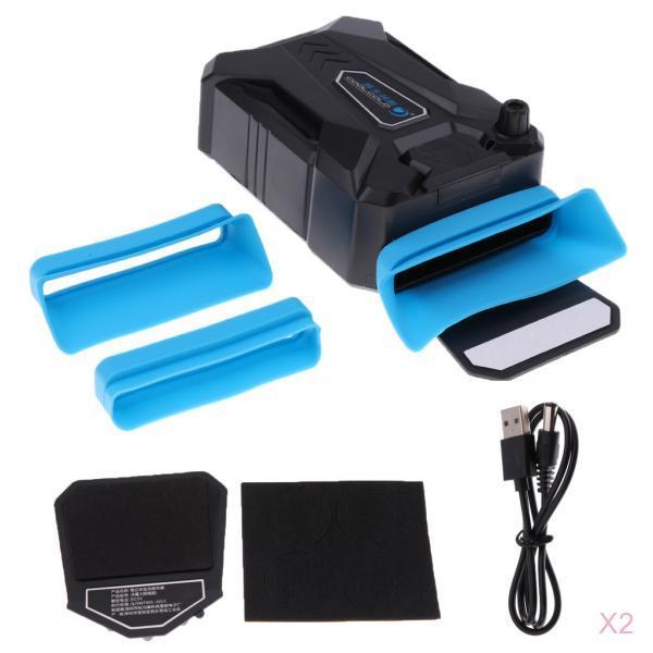 2x Laptop Cooler Fan Cooling External Gaming Cooler Ventilation Air Vaccum