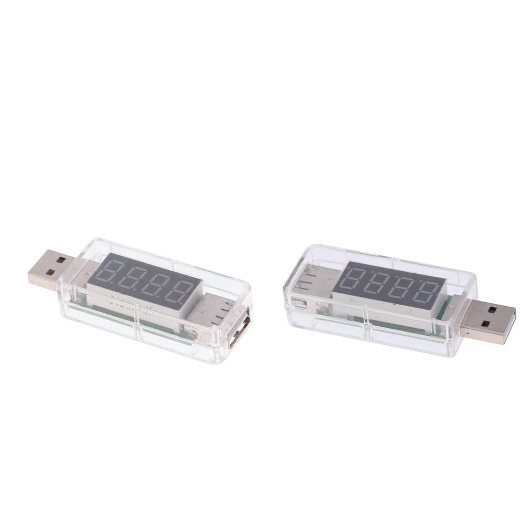2x USB Current & Voltage Charging Digital Power Meter Safety Tester Monitor