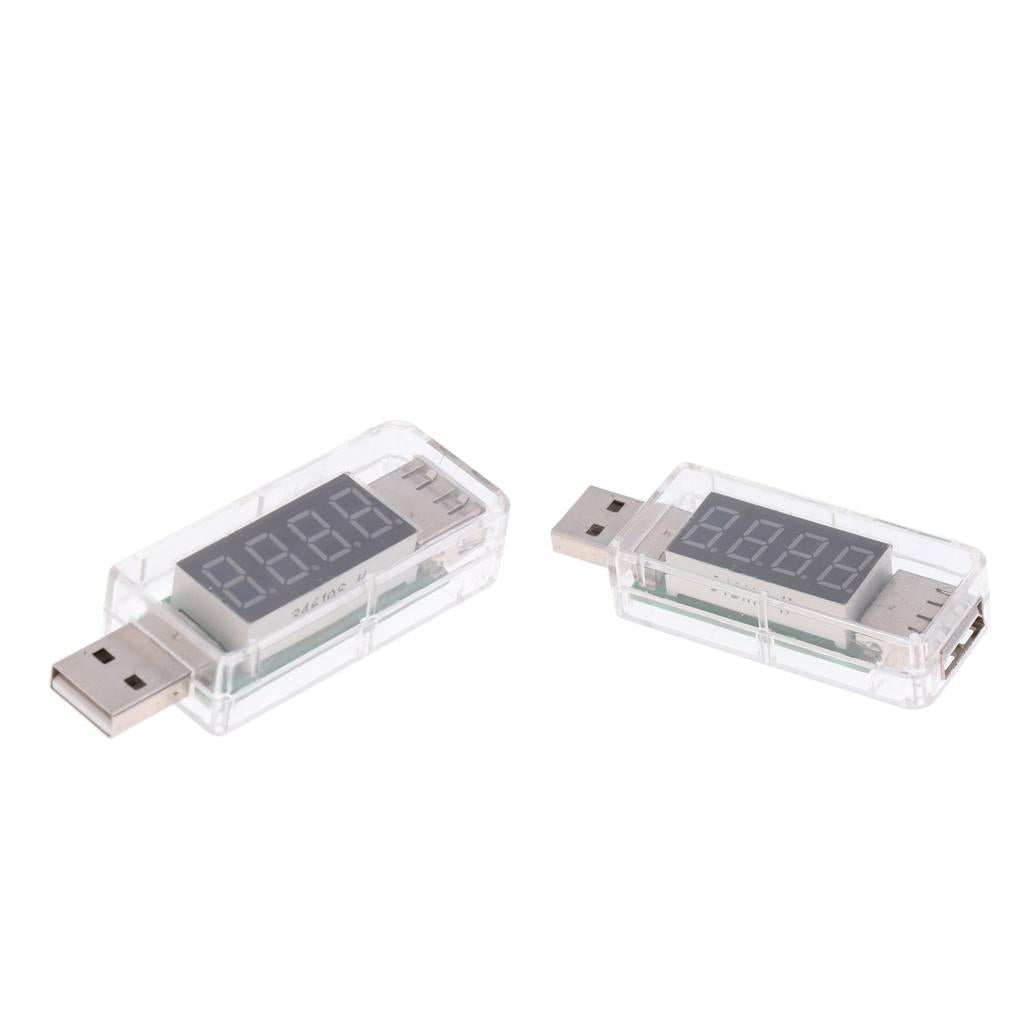 2x USB Current & Voltage Charging Digital Power Meter Safety Tester Monitor