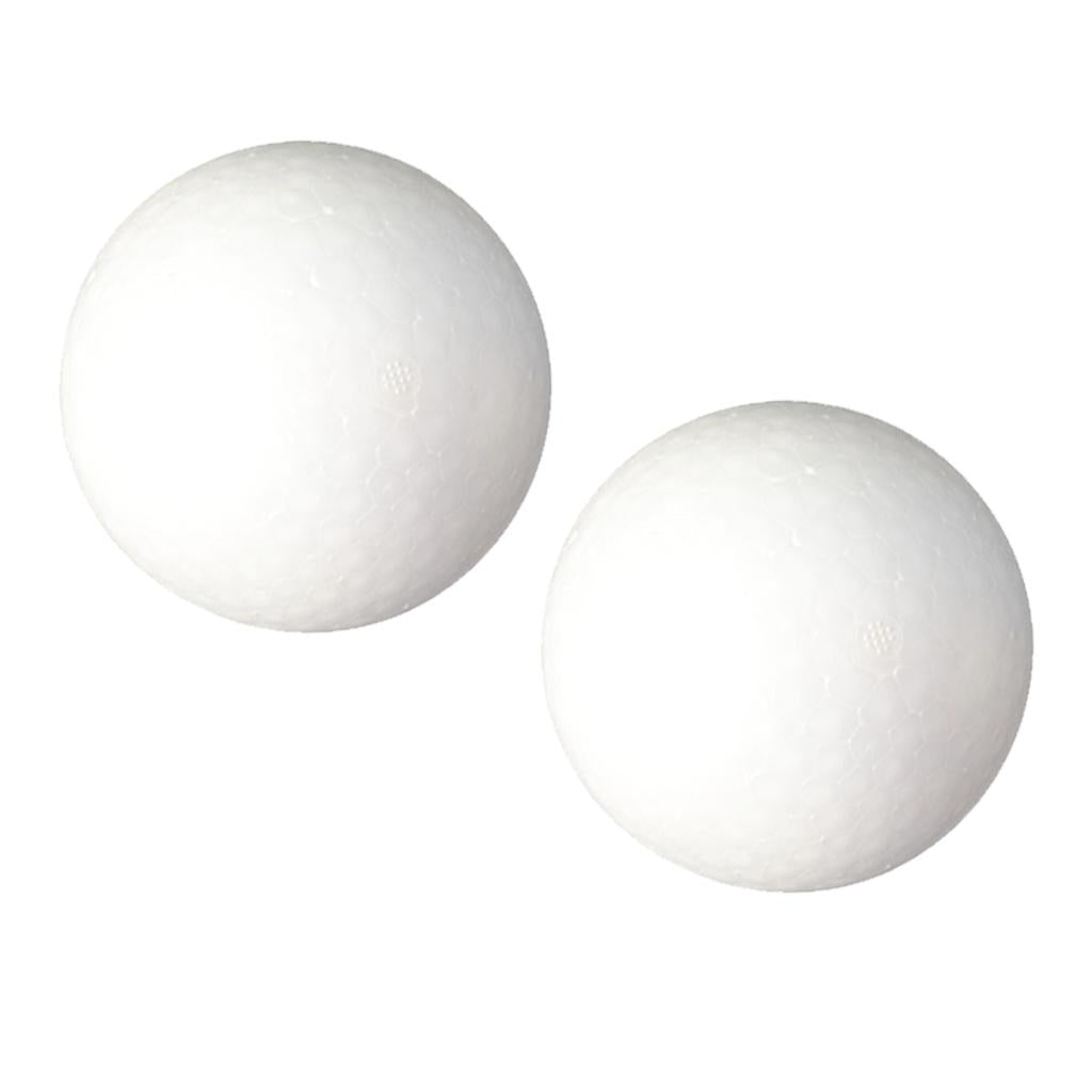 2pcs 120mm DIY White Modelling Craft Polystyrene Foam Ball Sphere XMAS Decor