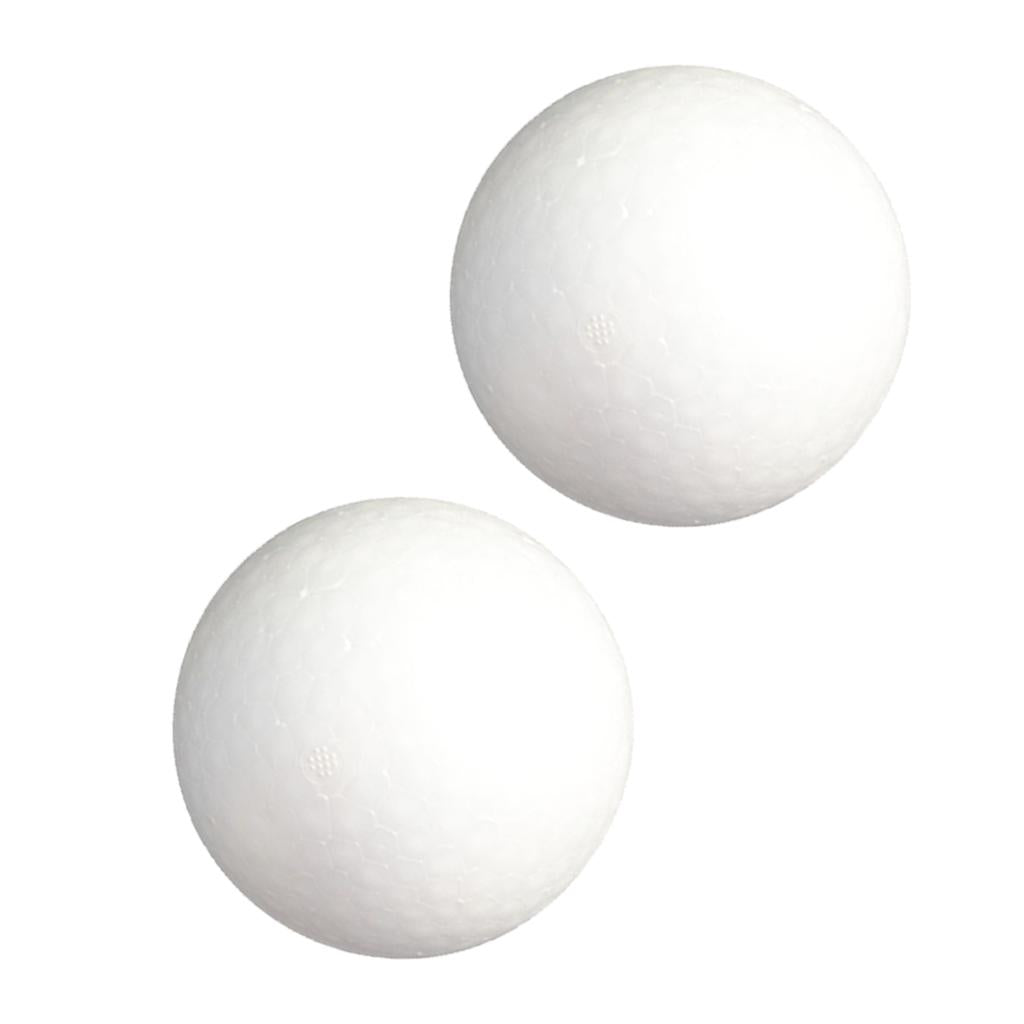 2pcs 120mm DIY White Modelling Craft Polystyrene Foam Ball Sphere XMAS Decor