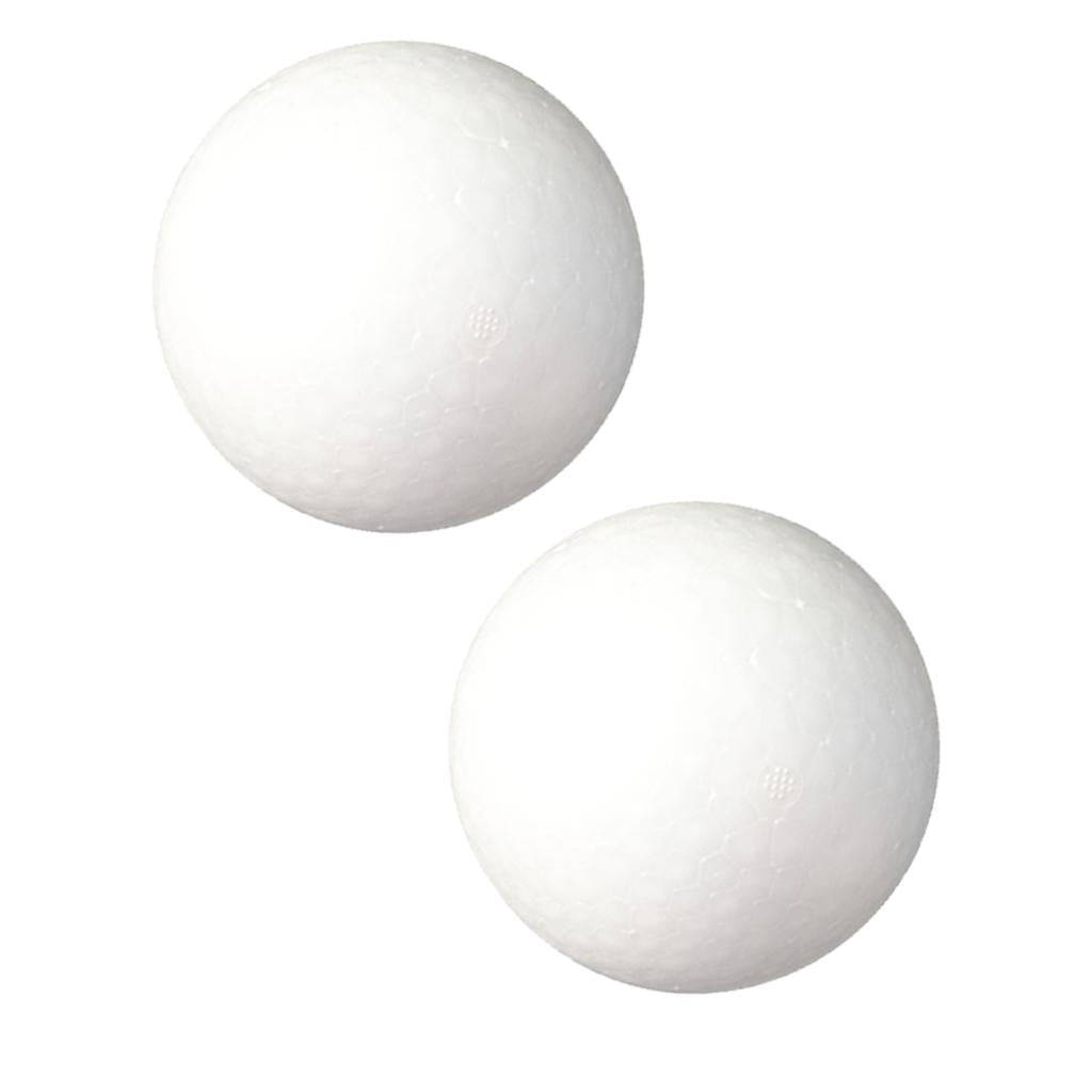 2pcs 120mm DIY White Modelling Craft Polystyrene Foam Ball Sphere XMAS Decor