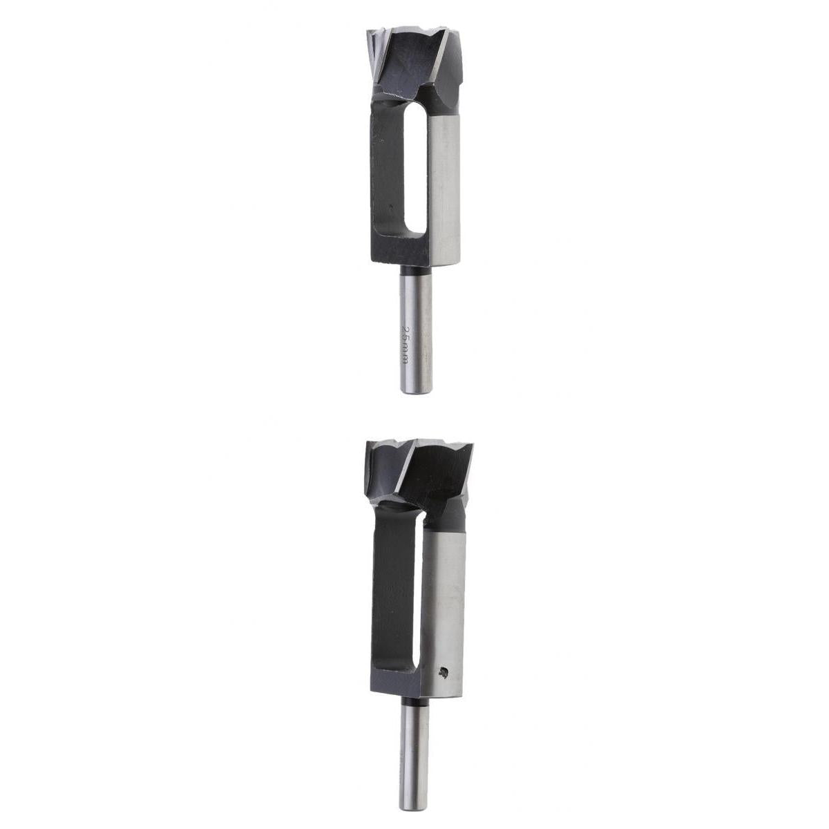 2 Pieces Tapered Snug Plug Cutters 13MM 1/2 Inch Shank 25mm+ 35mm