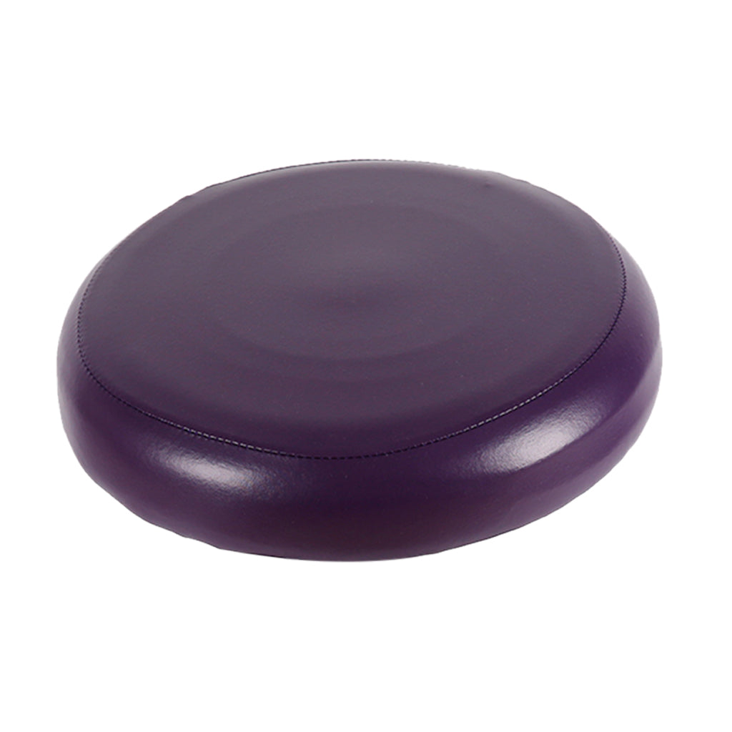 2x Home Bar Stool Covers PU Leather Round Seat Cushion Sleeve Purple