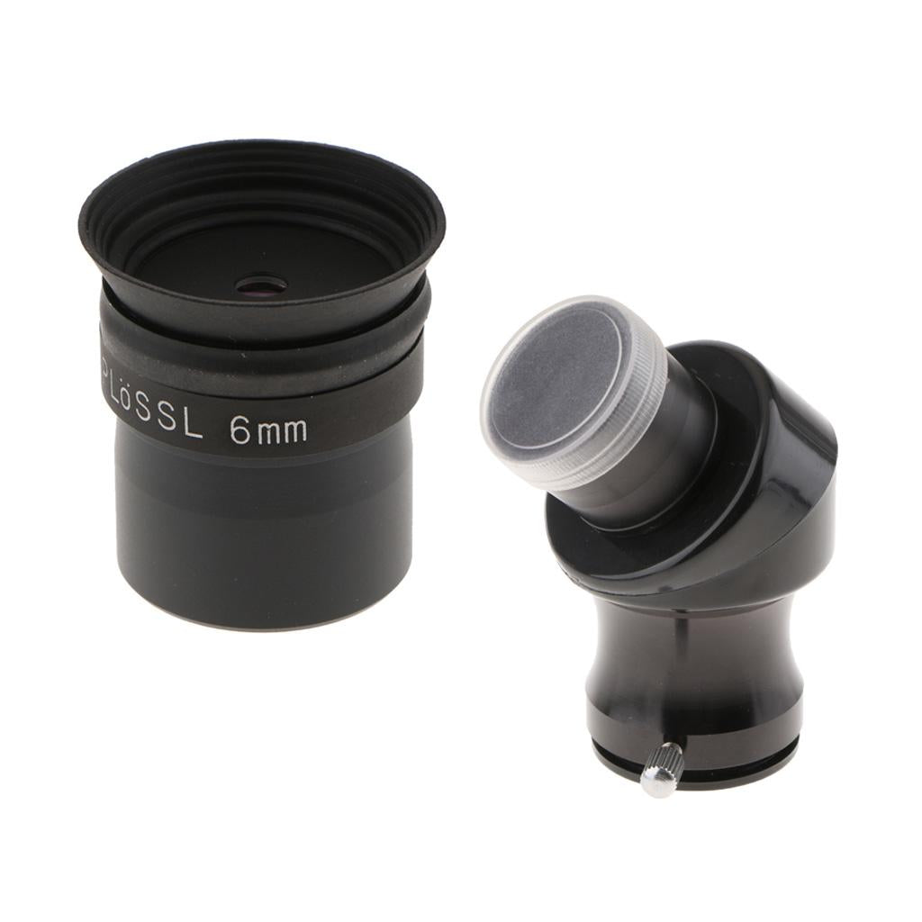 1.25 Astronomy Telescope Erecting Prism Diagonal Mirror + Eyepiece PL6mm"