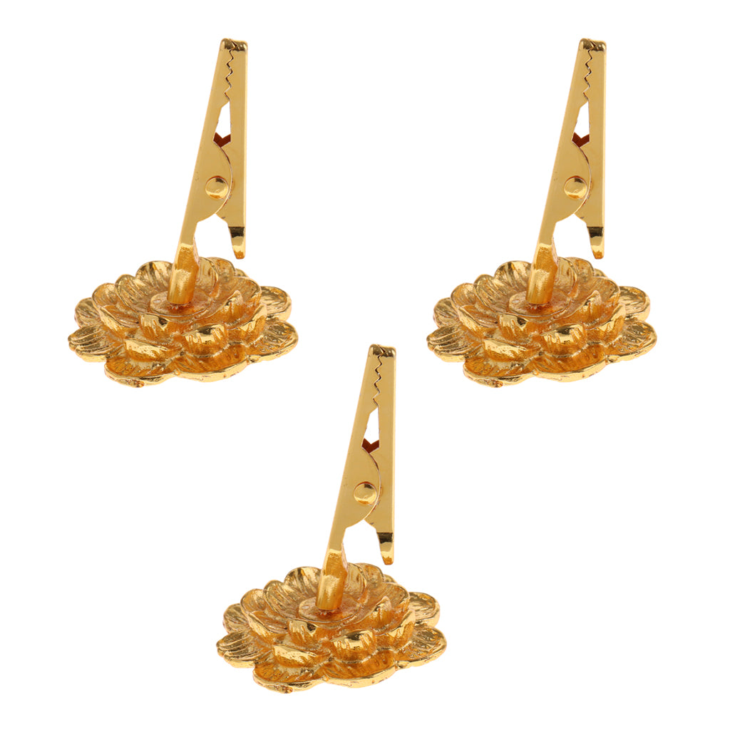 3 Buddha Incense Coils Clip Holder Flower Frame Religious Incense Coil Decor