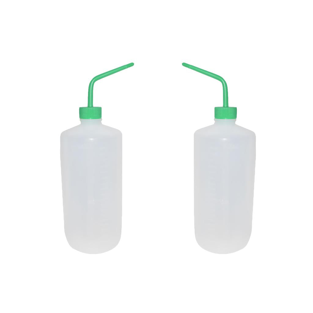 2Pc 1000ml Garden Watering Can Plastic Squeeze Water Soap Wash Bottle Curved