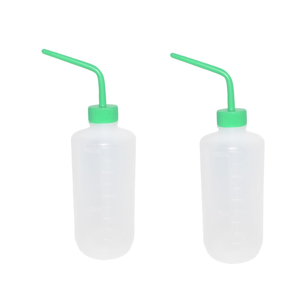 2Pcs 500ml Garden Watering Can Plastic Squeeze Water Soap Wash Bottle Curve