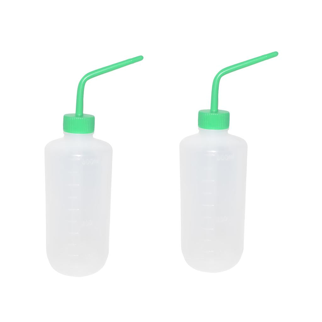 2Pcs 500ml Garden Watering Can Plastic Squeeze Water Soap Wash Bottle Curve