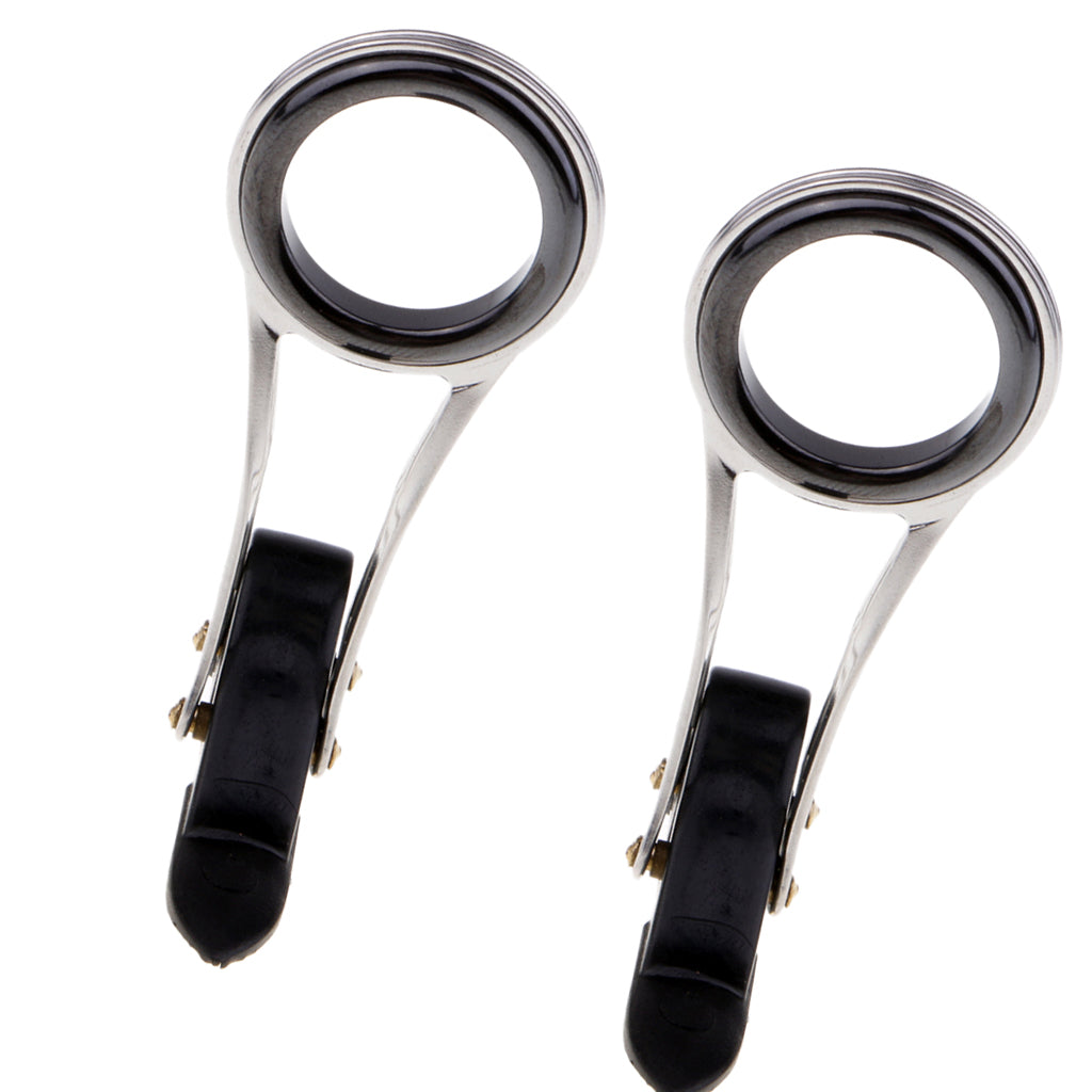 2Pcs Fishing Rod Guide Eyes Ceramic Ring Foldable DIY Tip Repair Kit Size_2