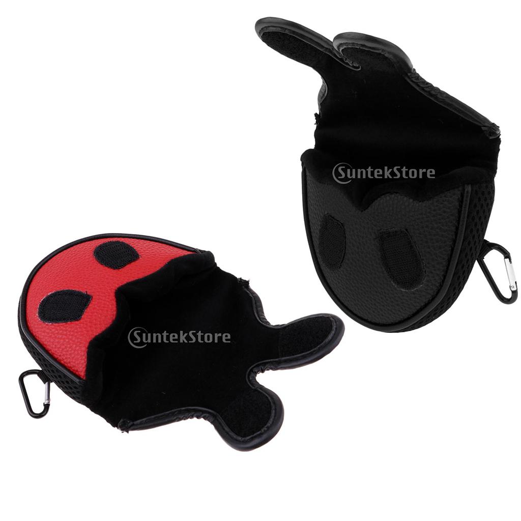 2x Durable PU Golf Mallet Head Cover Putter Shaft Protector Guard Sleeve