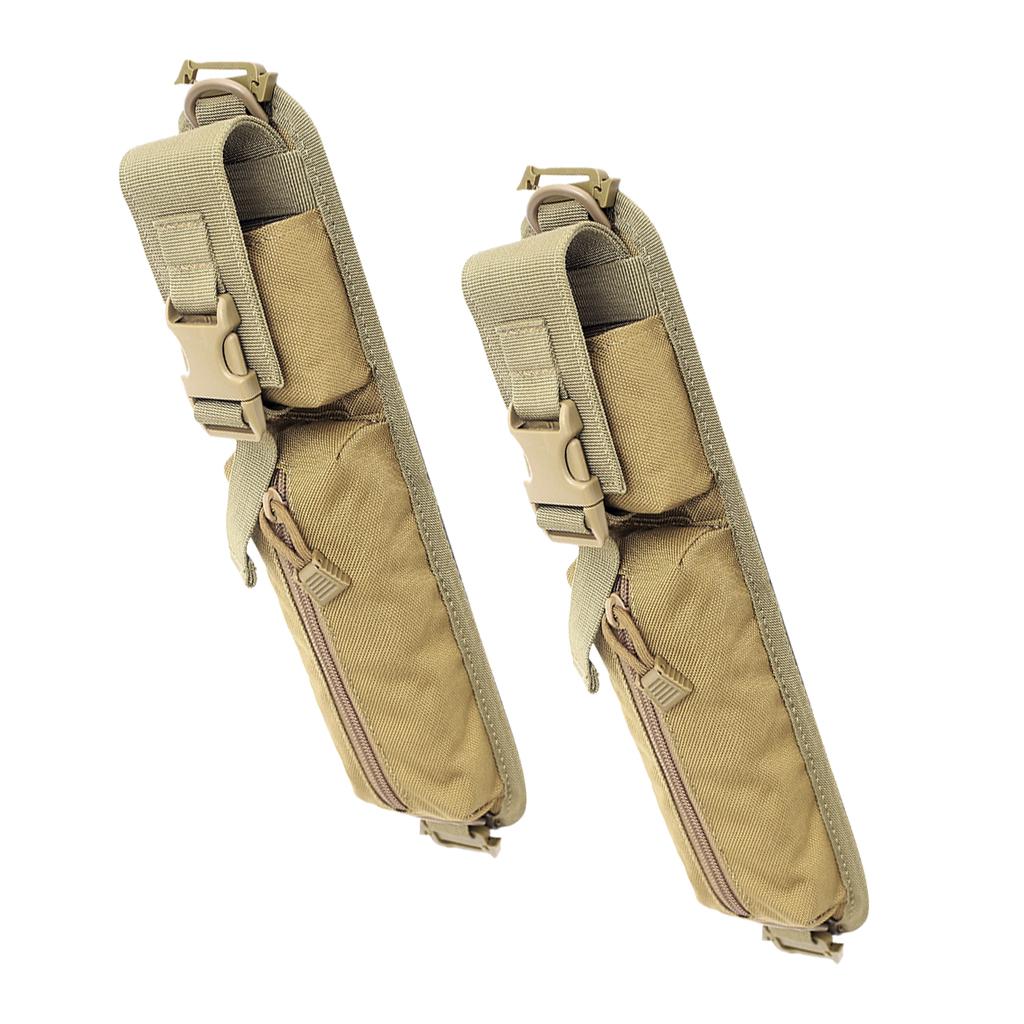 2Pcs Molle Accessory Pouch Belt Backpack Shoulder Strap Bag Hunting Tool Bag