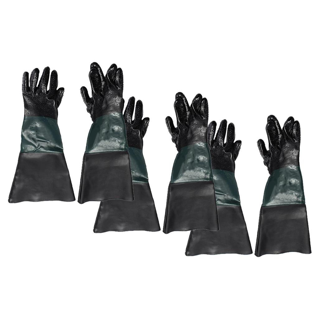 3 Pair Replacement Labour Protection Gloves For Sand Blasting 60cm