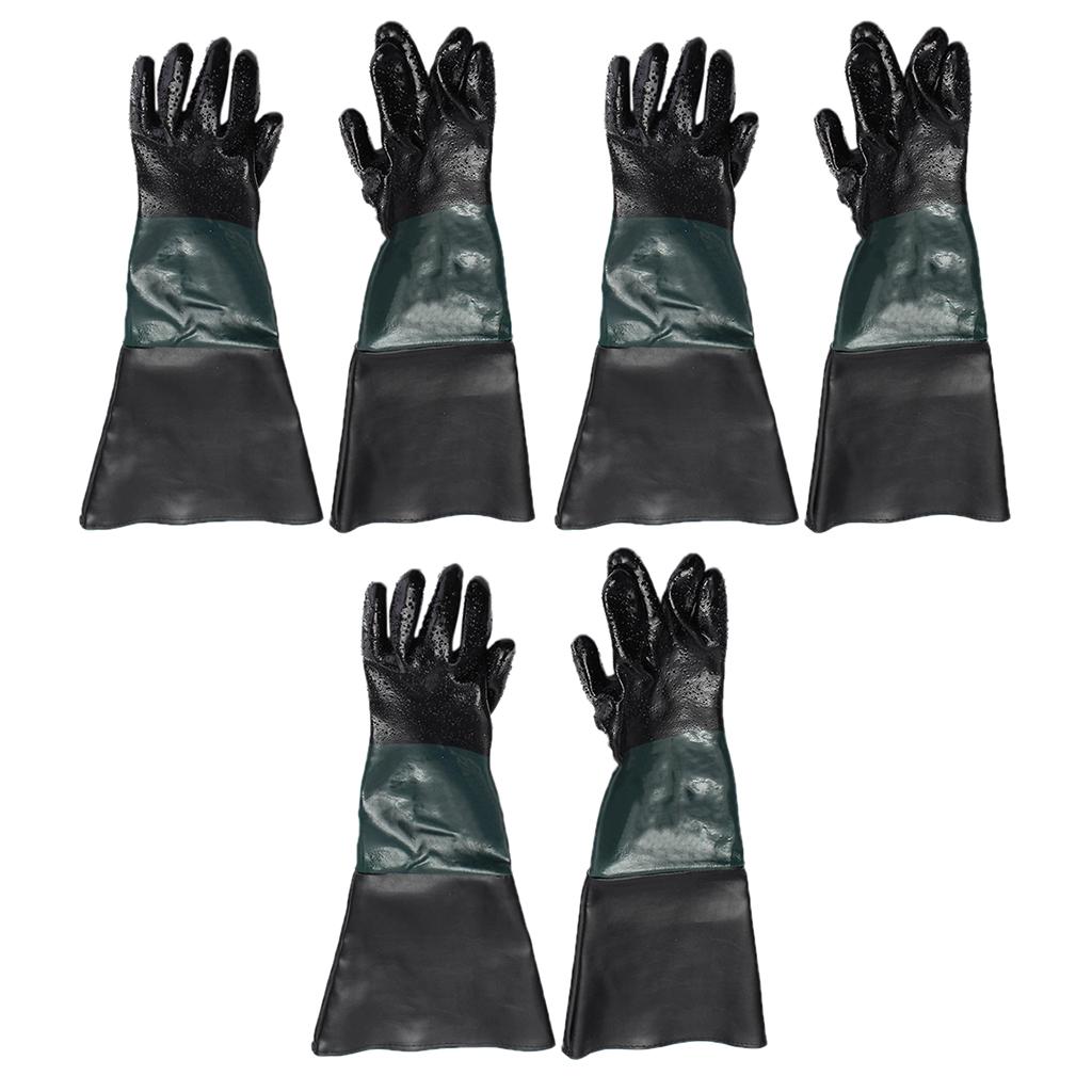 3 Pair Replacement Labour Protection Gloves For Sand Blasting 60cm