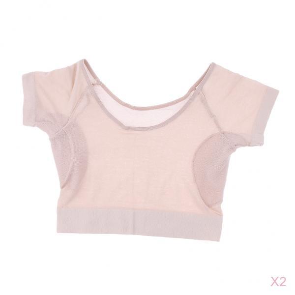 2 Pieces Washable Underarm Sweat Pad Guard Absorb Perspiration Armpit Shield