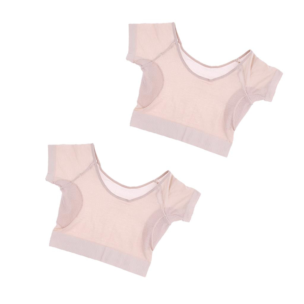 2 Pieces Washable Underarm Sweat Pad Guard Absorb Perspiration Armpit Shield