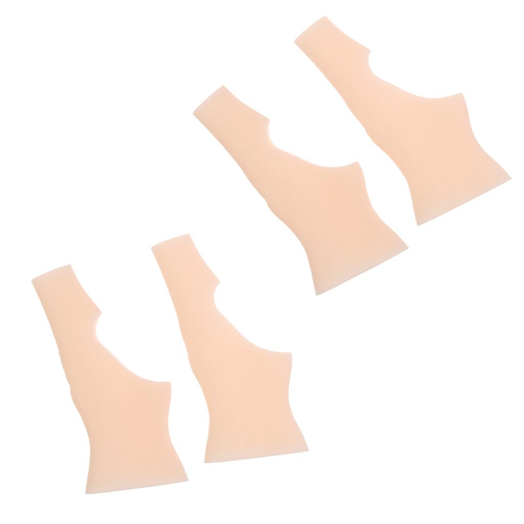 2 Pairs Silicone Wrist Brace Wrap Thumb Support Arthritis Tendonitis Relief