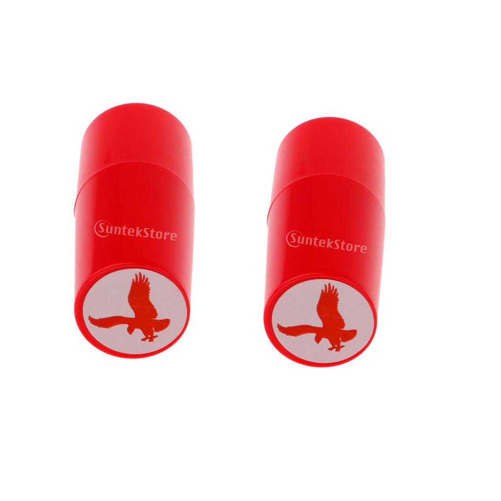 2 pcs Colorfast Quick-dry Golf Ball Stamper Marker Impression Seal Eagle