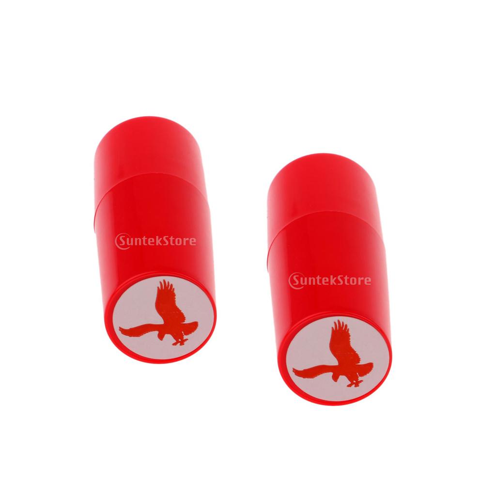 2 pcs Colorfast Quick-dry Golf Ball Stamper Marker Impression Seal Eagle