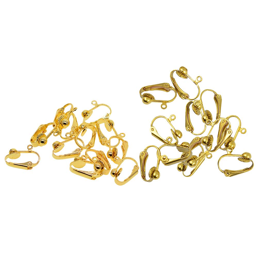 12 Pairs Clip-on Earring Converter with Easy Open Loop DIY Earring Finding