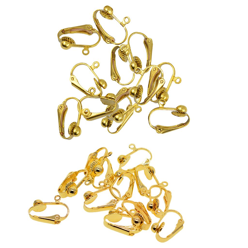 12 Pairs Clip-on Earring Converter with Easy Open Loop DIY Earring Finding