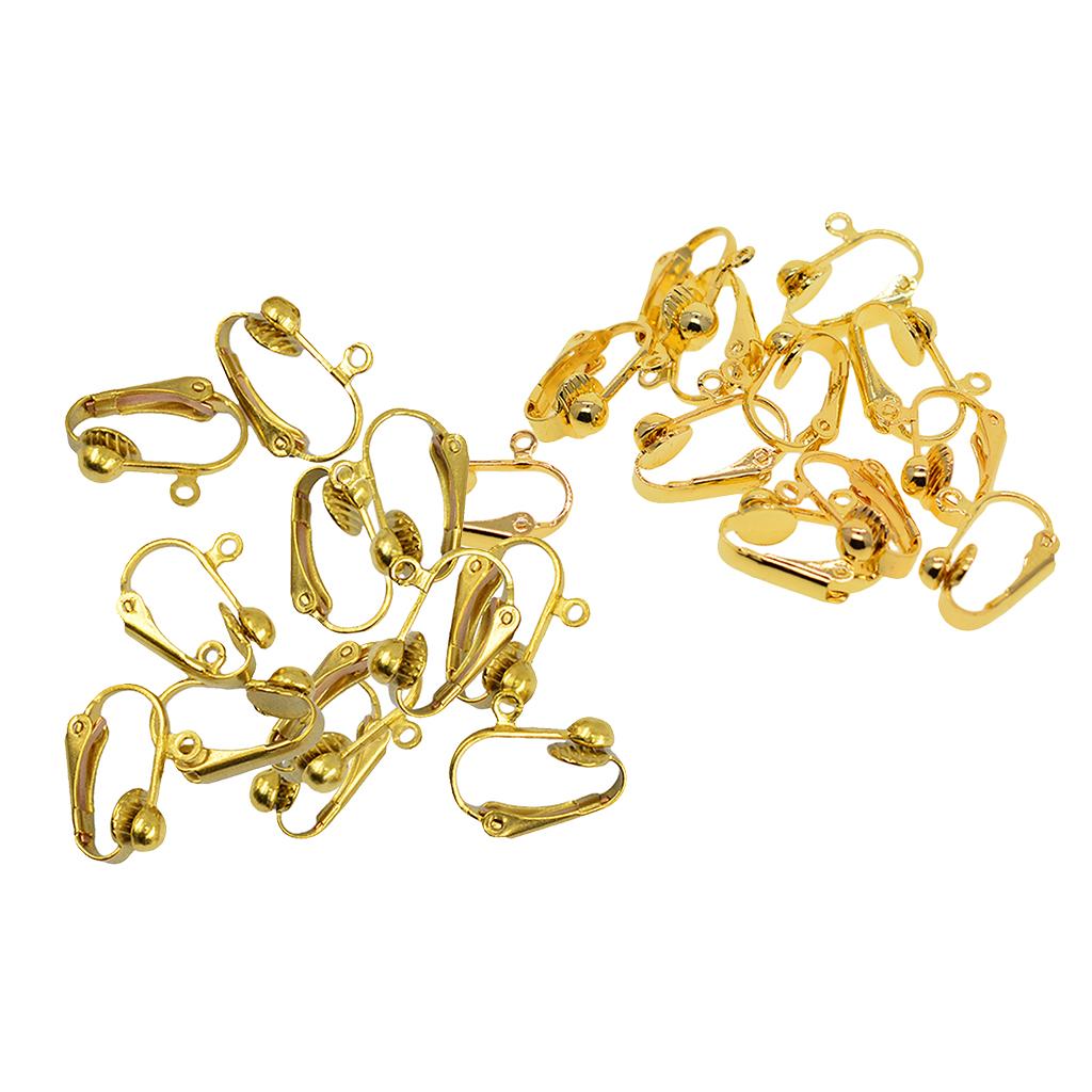 12 Pairs Clip-on Earring Converter with Easy Open Loop DIY Earring Finding