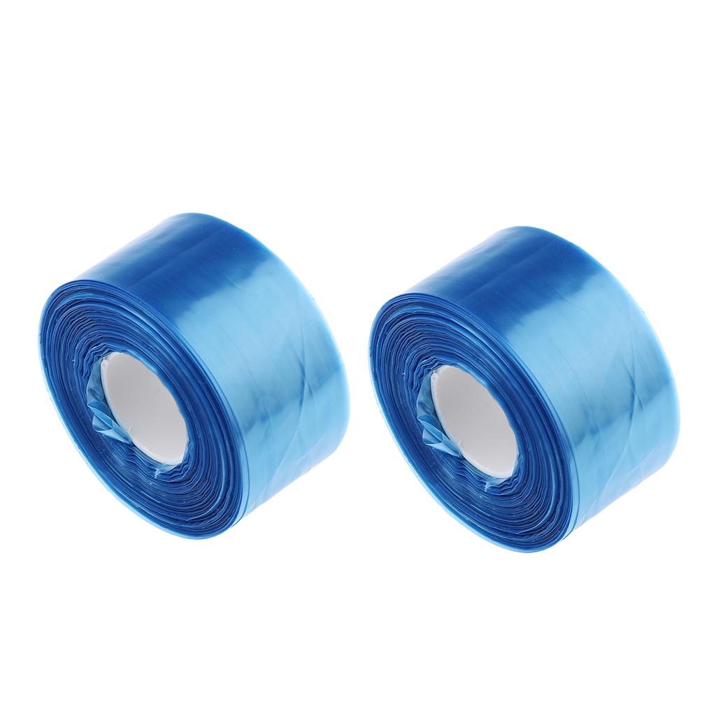 400pcs Disposable Salon Hair Dyeing Blue Protector Covers for Glasses Legs