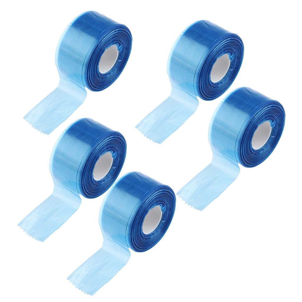1000pcs Disposable Salon Hair Dyeing Blue Protector Covers for Glasses Legs